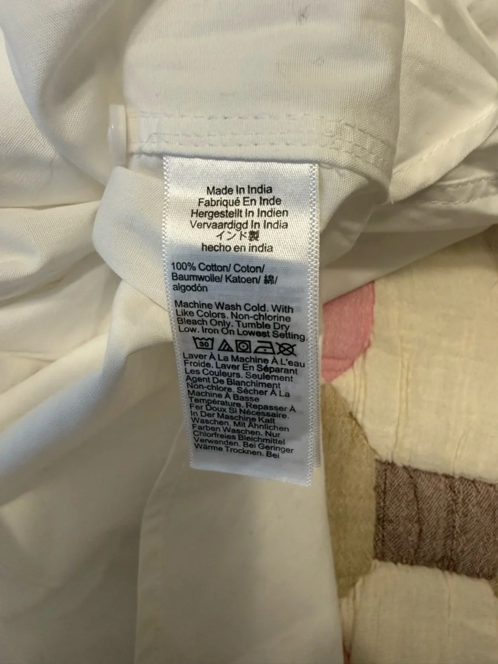 J. Crew White Button-Up Cotton Shirt